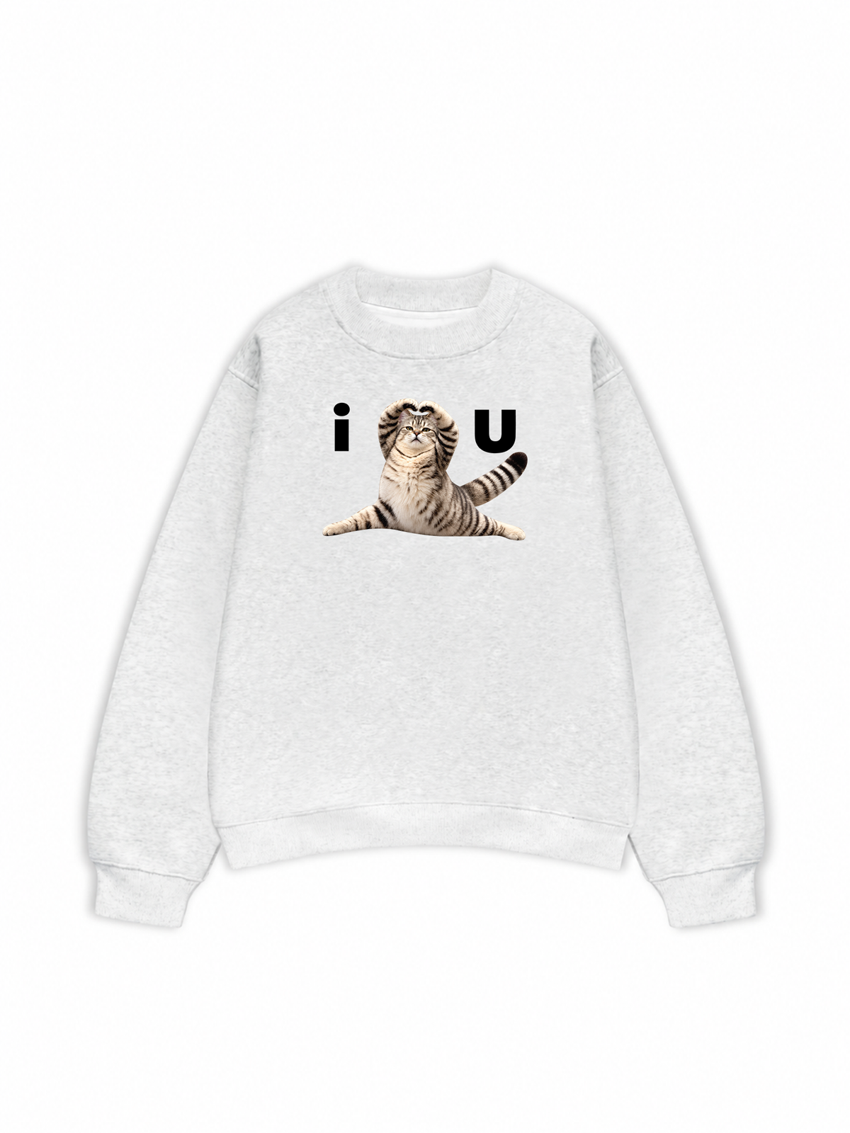 Áo Sweater Nỉ Hai Da I Love You