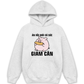 Áo Hoodie Nỉ Hai Da Ăn Rồi Mới Có Sức Giảm Cân